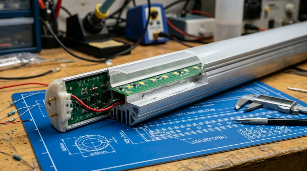 2026 Ultieme gids voor LED T8-buisbehuizing met 10 mm PCB: thermische gegevens, 3D CAD en UL-conformiteit