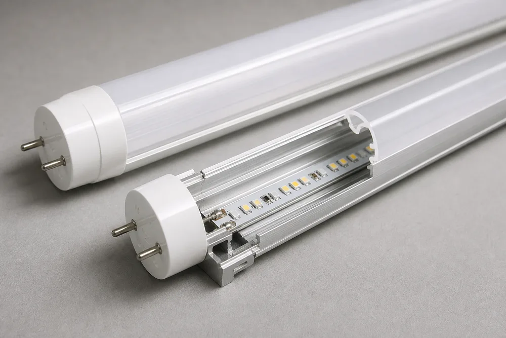 2026 LED T8 PC-buitenbuis en aluminium binnenbehuizing voor OEM- en private-label buislichtmontage