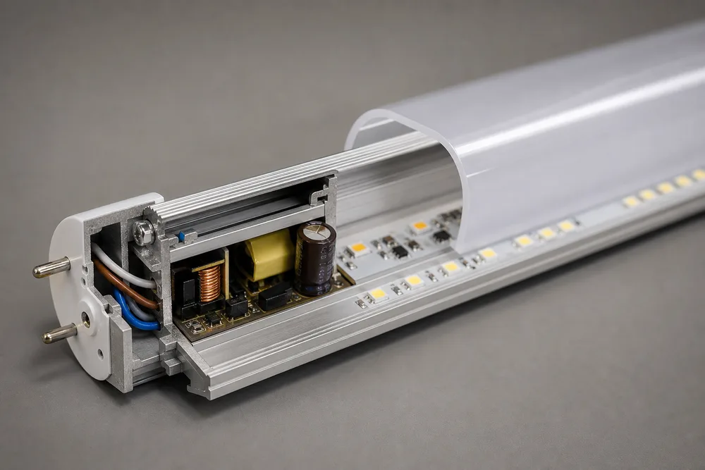 Waarom kiezen voor een half aluminium, half plastic T12 LED-buisbehuizing?